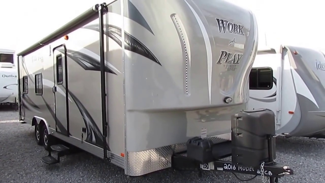 SOLD 2016 New Forest River Work And Play 25 CB Toyhauler Last Of The sold-2016-new-forest-river-work-and-play-25-cb-toyhauler-last-of-the