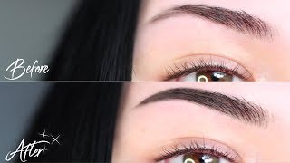 Fuller Looking Brows WITHOUT Makeup | Dying + Tinting My Eyebrows