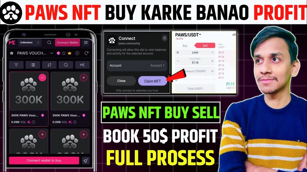 Nft Voucher Example Paws Token Convert To Nft Voucher || Paws Nft Voucher Buy And Sell ...