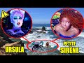 Jai trouv la petites sirnes et ursula  la plage hante  ariel dans la vraie vie