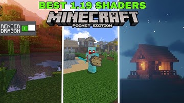 TOP 5 Best Shaders For Minecraft Pe 1.19 || RENDER DRAGON SHADERS MCPE || D.L GAMERS