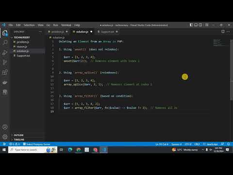 How to Delete an Element from an Array in PHP