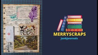 #2023cwp27 Collage using Margarete Millers Prompts for Collage in my #junkjournal  #altereplanner