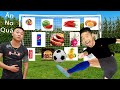 P bng   n  football food challenge