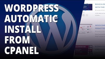Wordpress Automatic Install From Cpanel 👈
