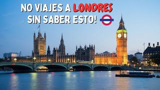 10 CONSEJOS VIAJAR A LONDRES