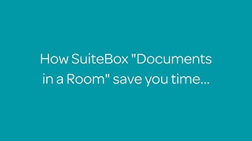 SuiteBox New Feature: Document in a Room