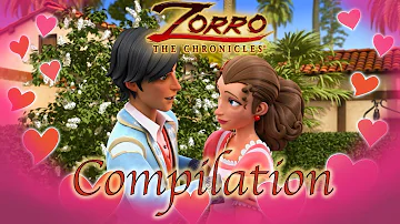 HAPPY VALENTINE'S DAY! Carmen ❤️ Diego | COMPILATION  | Zorro The Chronicles | Superheroe cartoon