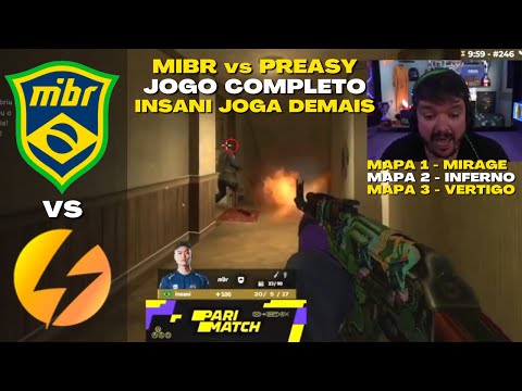 MIBR vs PREASY - JOGO COMPLETO (Todos os Mapas) CCT 2023 Online Finals 3