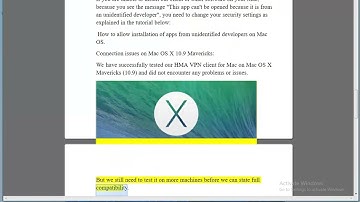 Fix HMA PRO VPN not working/connecting on Mac OS X