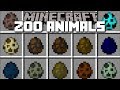 Minecraft ZOO ANIMALS MOD / PLAY WITH LOADS OF MOBS!! Minecraft