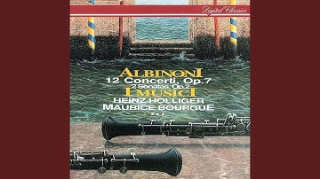 Albinoni: Concerto a 5 in C, Op. 7, No. 5 for 2 Oboes, Strings and Continuo - 2. Adagio