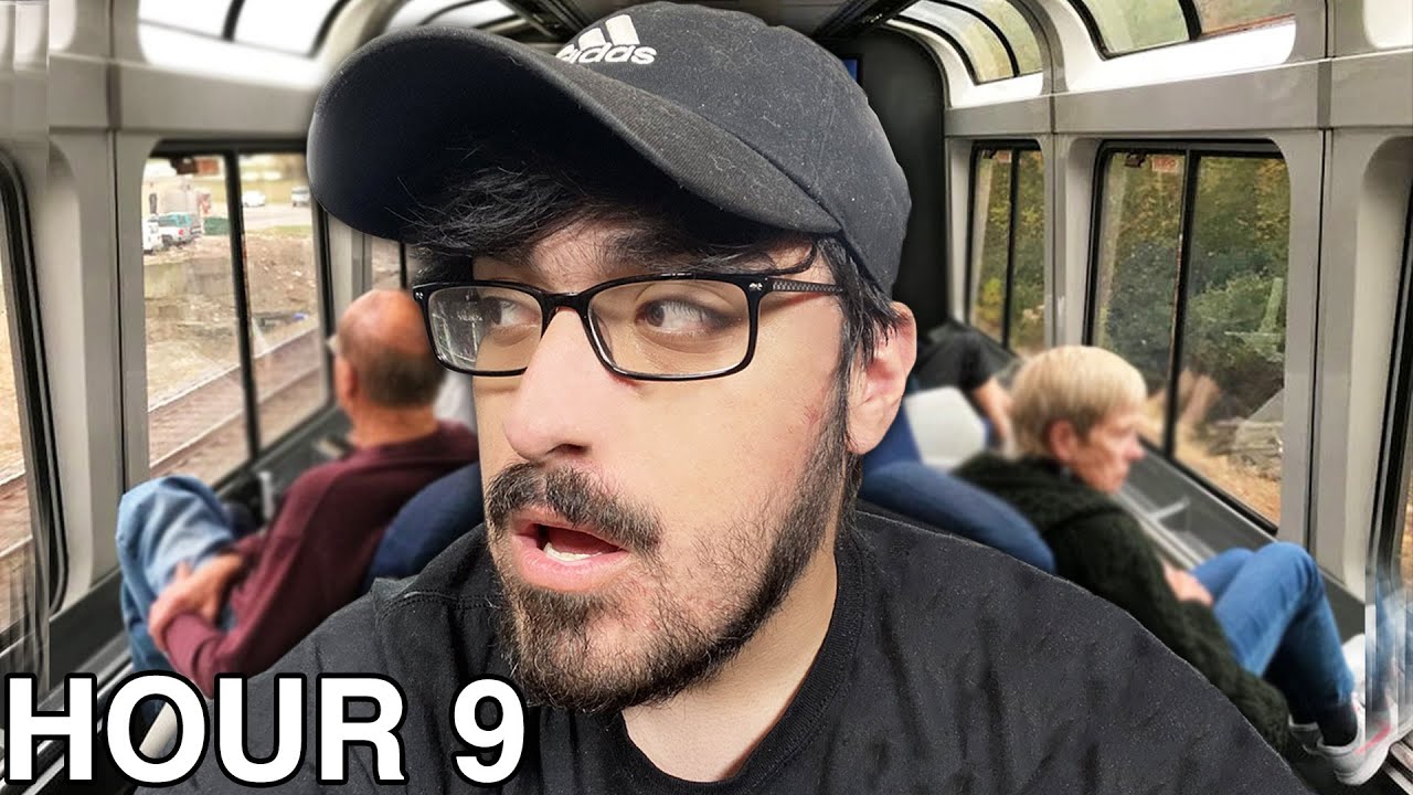 I Spent 24 Hours On A TRAIN.. YouTube
