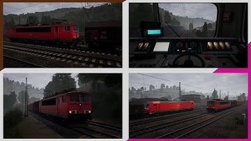 Driving the DB BR155 on Ruhr-Sieg Nord ~ Train Sim World 2