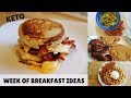 KETO BREAKFAST IDEAS! WHAT I ATE FOR BREAKFAST THIS WEEK! KETO FASHO