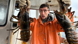 Massive Twin Lobsters From The Deep!