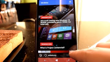 Dissecting Windows 10 Mobile: Managing favorites in Microsoft Edge