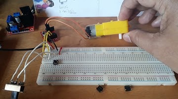 Ponte H L298 | Botão Push e Chave Seletora|  Sem Arduino | Video 2