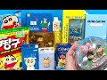 Unboxing Crayon Shin Chan Goods Review with Action Kamen Clock Alam | asmr