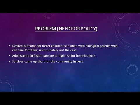 Video: Ce este Foster Care Independence Act din 1999?