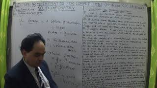 Celebrity QUESTIONS BASED ON SPHERE AND HEMISPHERE SOLID GEOMETRY LECTURE   18   A  STEP BY STEP LEARNING PROF Profile
