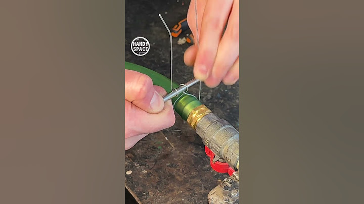 Make easy reliable hose clamp with wire!