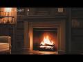 Fireplace, Bookshelves | Calm Animation