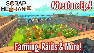 Fighting Raids, Farming & Base Buildin