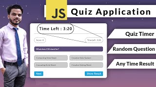 JavaScript Quiz Application Part 1/2 using HTML CSS JS | Build A Quiz App With JavaScript | WTG screenshot 2