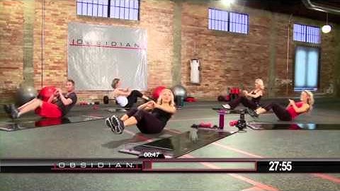 Obsidian Slide Board Workouts - Abs - V-Sit