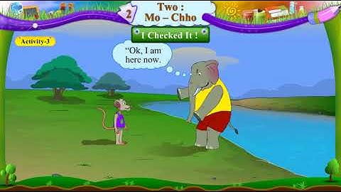 “std 6 II ENGLISH II UNIT 2 TWO MO CHO II ACTIVITY 3 II I CHECKED IT