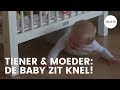 Ze zit knel onder de box  tiener  moeder 02