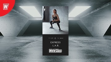 EXPRESS L.A.B. с Ириной Смирновой | 29 мая 2020 | Онлайн-тренировки World Class