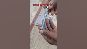 How to Install Concrete Wedge Anchors || wedge anchor Bolt installation #anchor #wedge #anchorbolt