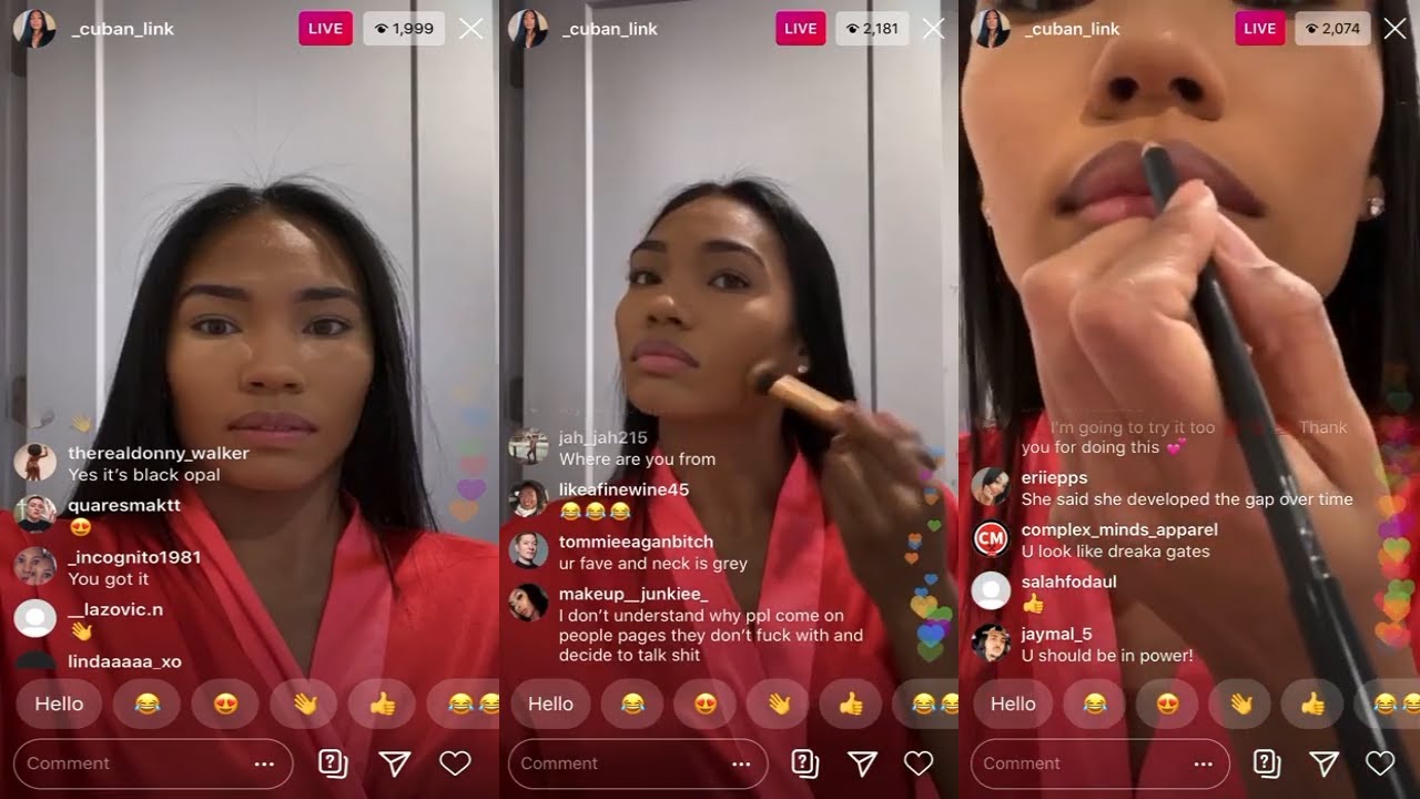 Cuban Link 50 Cent Girlfriend On Instagram Live March 29th Youtube Cuban Link 50 Cent Girlfriend On Instagram Live March 29th Youtube
