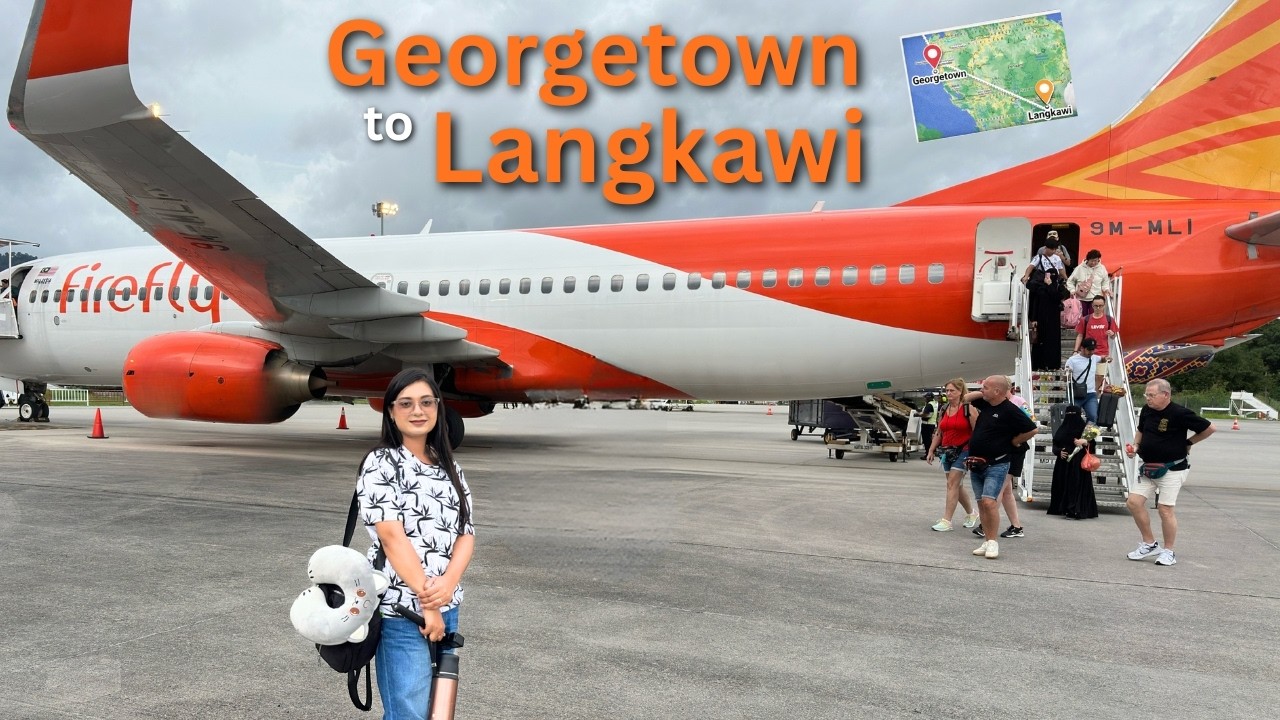 Flying from Georgetown to Langkawi ✈️ | Our First Island Flight Experience
