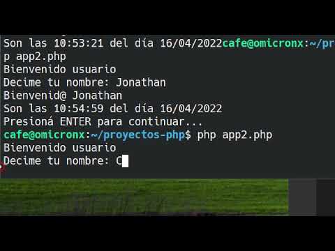 PHP-CLI introducción