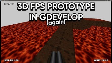 advanced 3d fps prototype in gdevelop v2 showcase