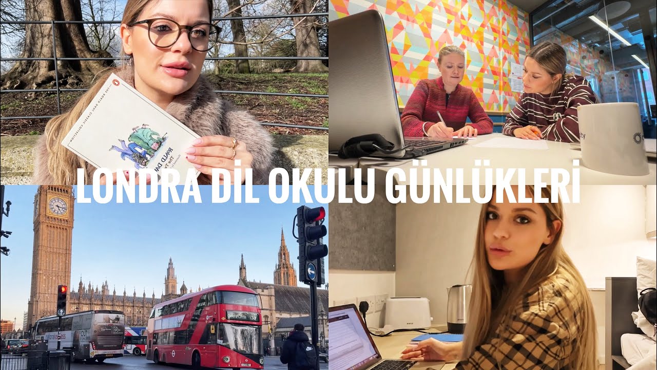 LONDRA'YA DİL OKULUNA GİDİYORUM | Yurt Odam, Ders Çalışma, Şehir Gezisi 