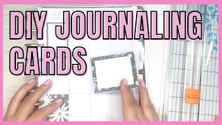 DIY JOURNALING CARDS FOR YOUR PLANNER | PLANNER TIP DAY 4