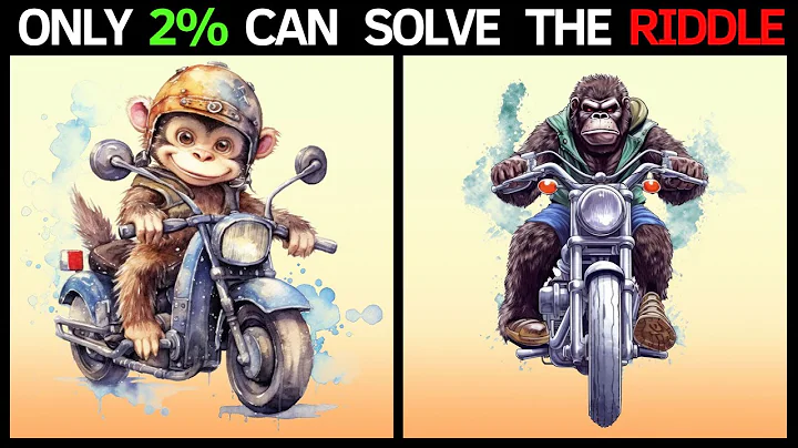 【Spot Motorbike Monkey Differences】- A Real Genius Find All Three!