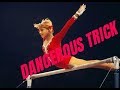 PROHIBITED elements in GYMNASTICS. DANGEROUS TRICK  of Olga Korbut.