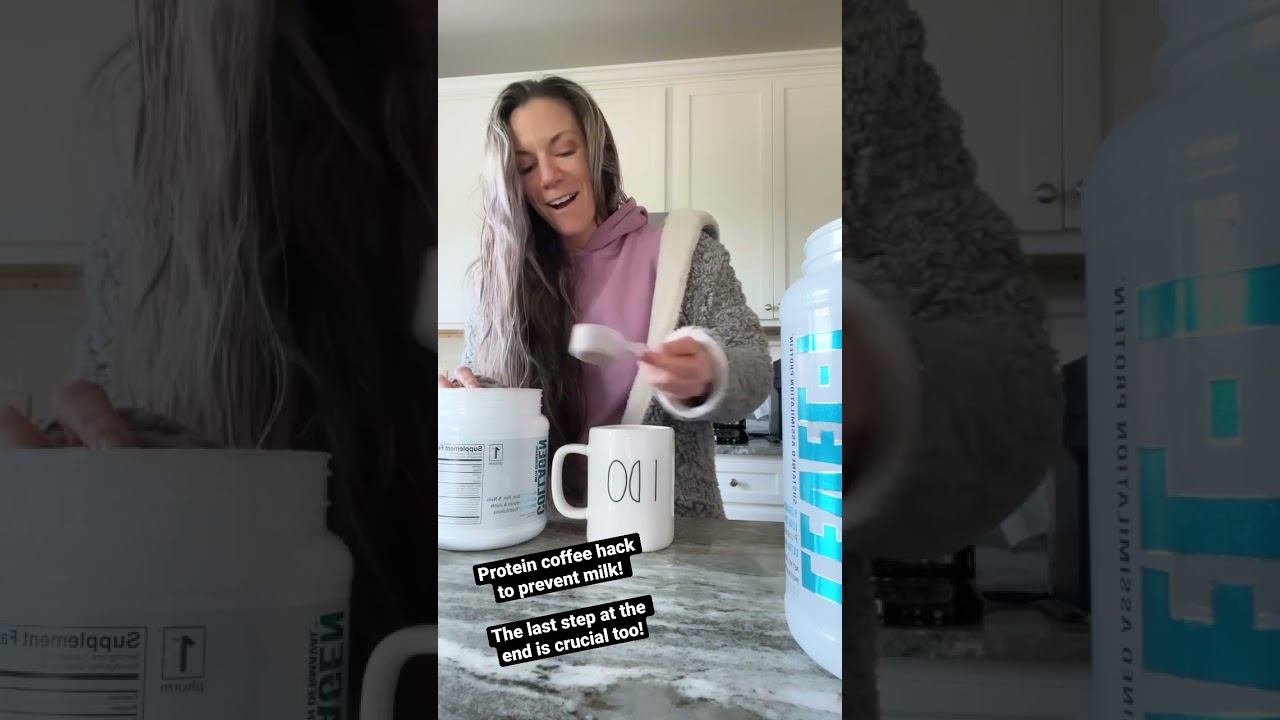 Avoid your protein coffee from clumping with these 2 tips!