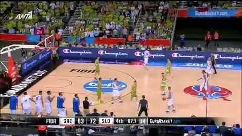 Eurobasket 2015 ► Ελλάδα - Σλοβενία 83-72 (Hellas vs Slovenia)