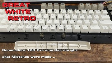 Commodore 128 Extreme Retrobright