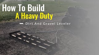 Build Your Own 'Leveling Drag'  Out of Metal!