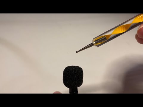 ASMR | Fast and Aggressive (MINI) Mic Triggers (mic scratching and dipping in fizzy water 😳💦)