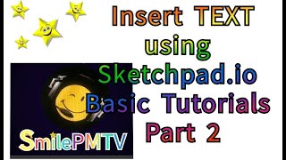 Insert TEXT using Sketchpad.io (Tagalog)