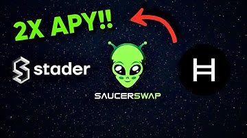 How To Earn Double Passive Income With HBAR Using Staderlabs And Saucerswap #hbar #staking #hedera