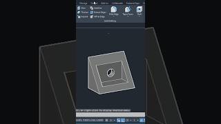 PressPull command use to make Hole @cadmasteryy  #autocad#shorts #viralshort